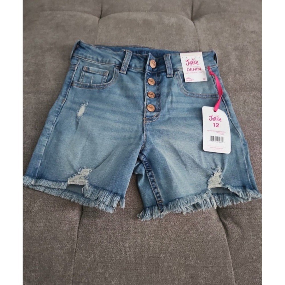 Justice Shorts Youth Girls Size 12 NWT